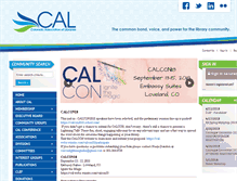 Tablet Screenshot of cal-webs.org